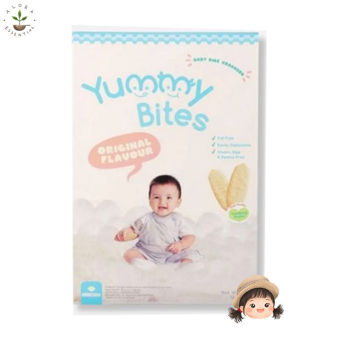 Yummy Bites Rice Crackers Original 25gr