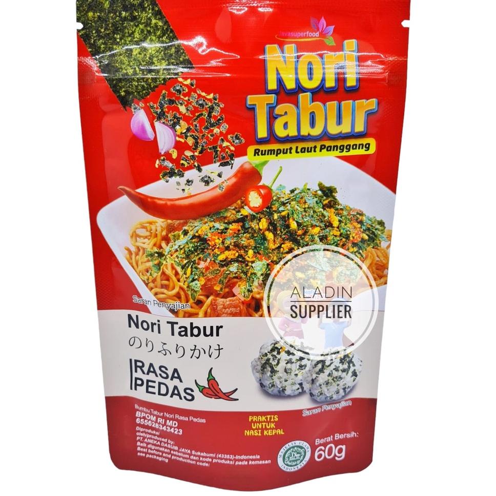 

Super Sale ・ Nori Tabur Rumput Laut Panggang Spicy 60gr ☼
