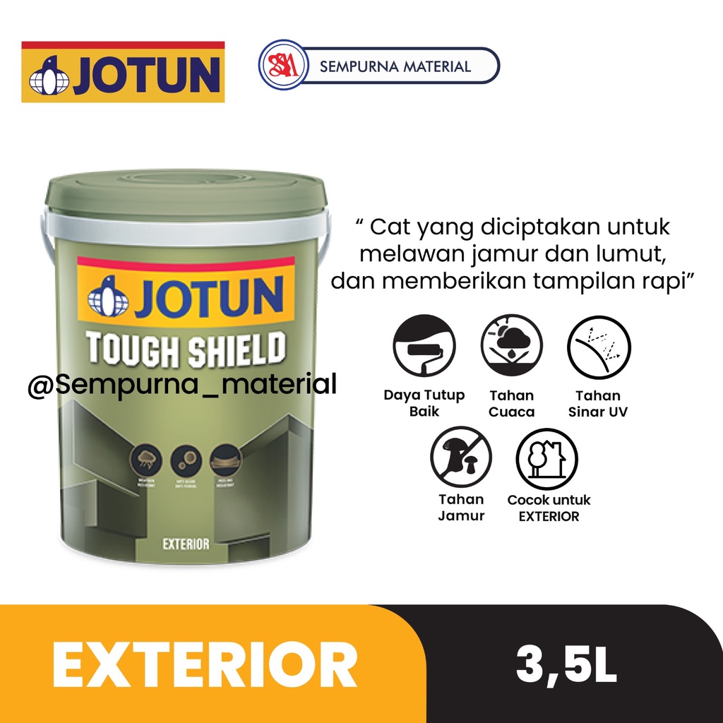 Jual Cat Exterior Jotun Essence Tough Shield 35lt Putih Shopee Indonesia 9181