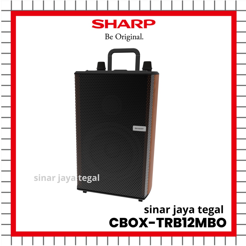(KHUSUS INSTAN) ACTIVE SPEAKER SHARP CBOX-TRB12MBO / SPEAKER AKTIF CBOX-TRB12MBO