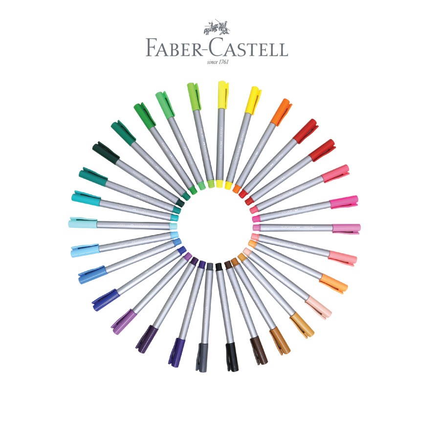 

Faber-Castell Ballpoint Pen Fineliner Clip warna warni