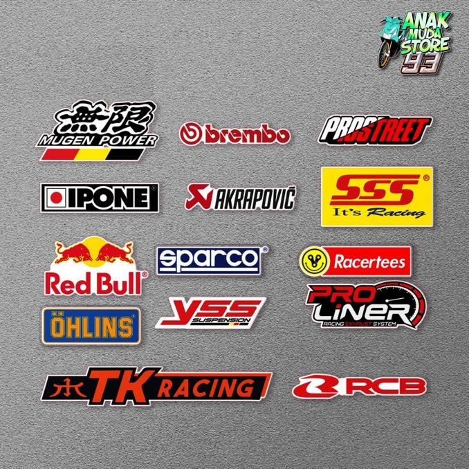 

Stiker Motor LOGO Cutting Laminasi Doff Anti Air Luntur Sticker