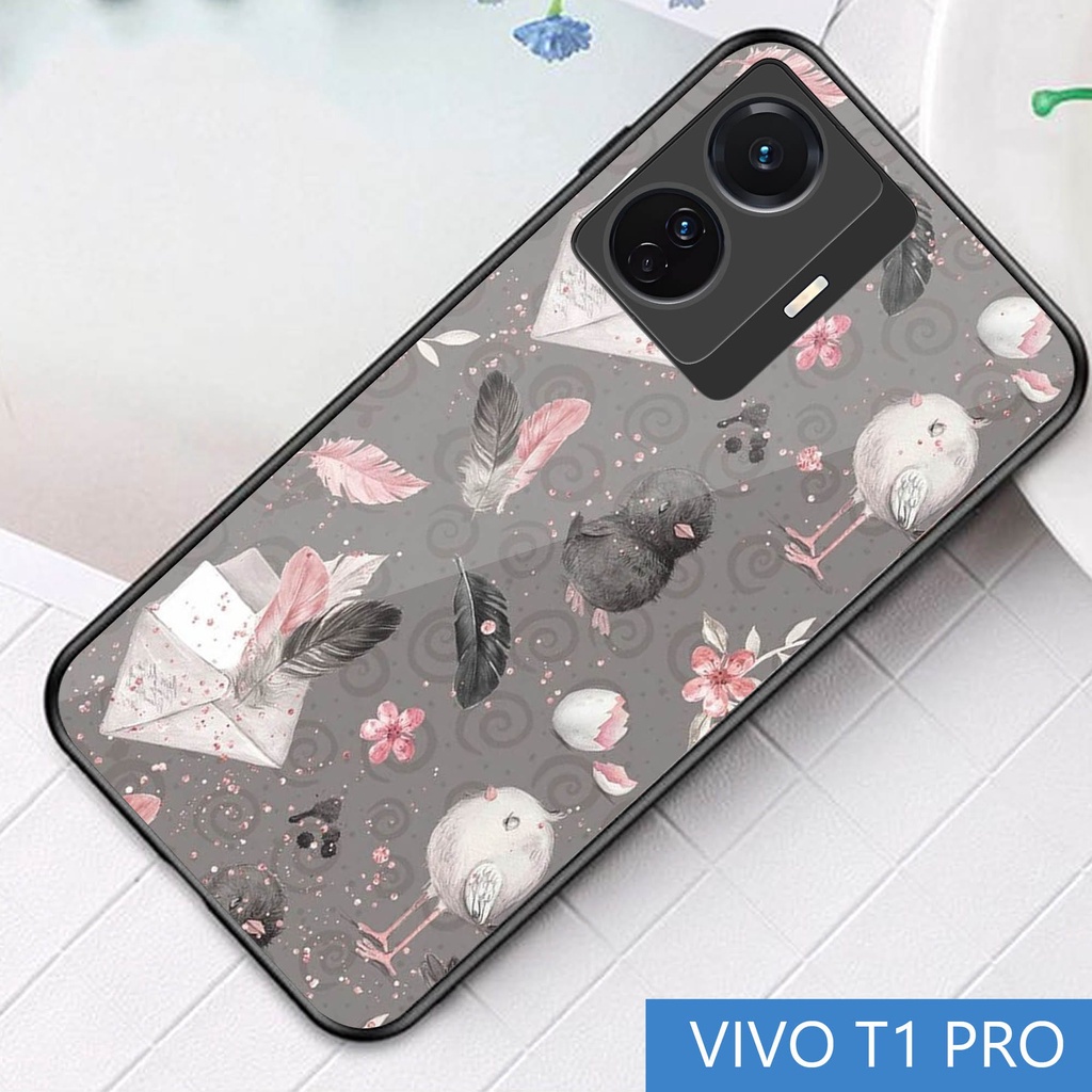 Softcase Glass [S110] VIVO T1 PRO - casing pelindung - VIVO T1 PRO - pelindung handphone - VIVO T1 P