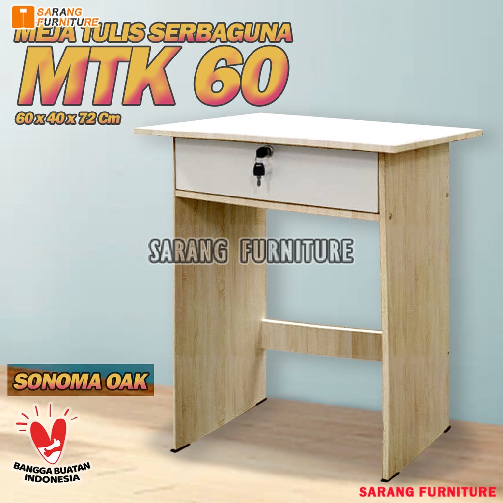 MTK 60 MEJA KERJA MEJA TULIS MEJA BELAJAR MEJA DESK MEJA KOMPUTER MEJA TULIS MINIMALIS MEJA KINGDOM MEJA 1 LACI