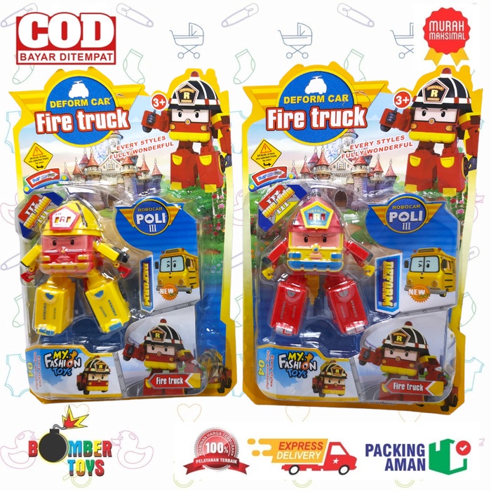 MAINAN ANAK COWO CEWE EDUKASI KREASI KADO ROBOT DEFORM IMPORT SNI UNIK