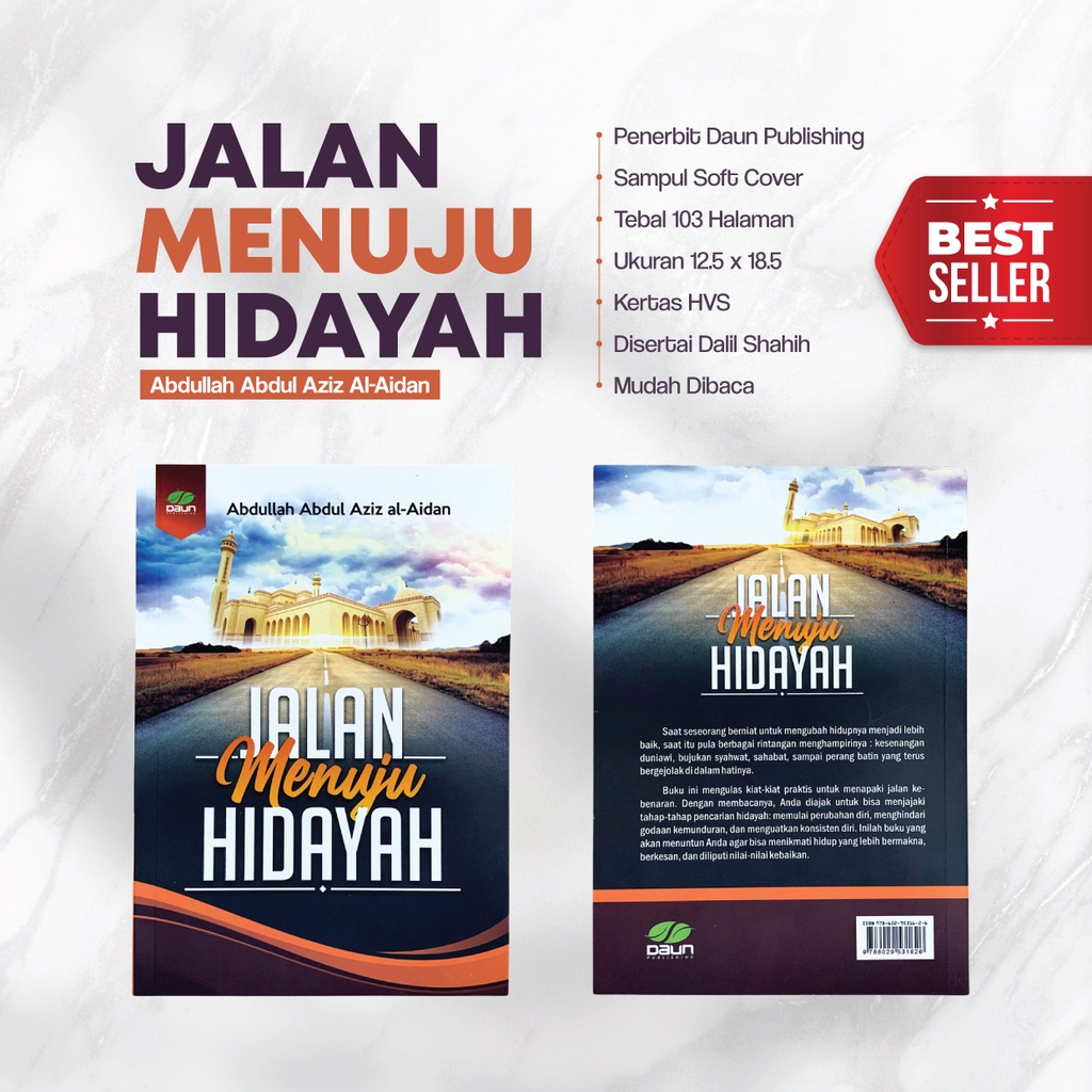 Paket Buku Jalan Menuju Hidayah - Rahasia Usia 40 Tahun - Taubat Dari Dosa Tersembunyi - 3 buku Promo Best Seller - Daun Publishing