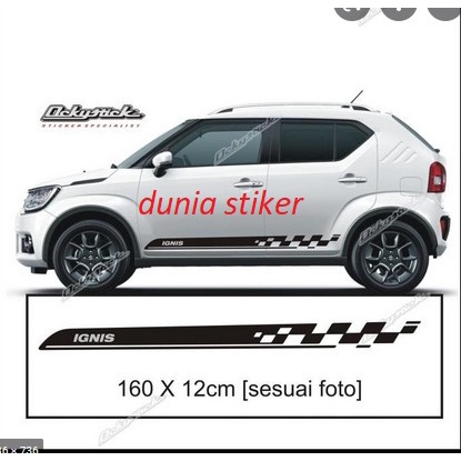 hidayah shop Stiker Mobil Ignis Stiker Cutting List Ignis Stiker Mobil Suzuki Ignis Terlaris stiker 