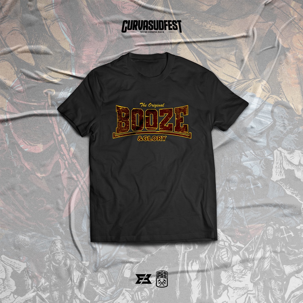 Curva Sud T-Shirt Booze&Glory Type For Man And Woman