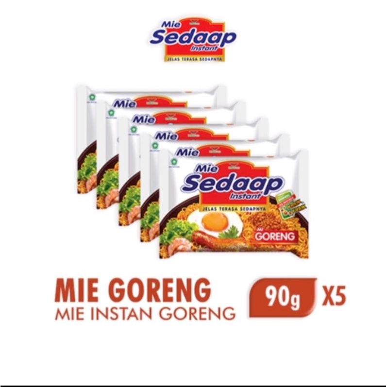 

Mie sedap goreng 90 gr x 5 pcs