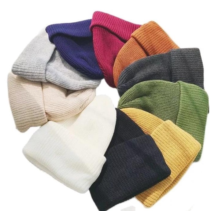 New 2023 Kupluk Rajut Beany Hat Pria Wanita / Kupluk rajut beany murah