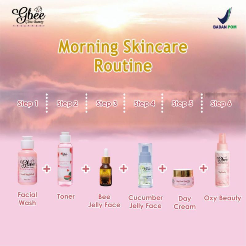Miffglow - FREE GIFT Gbee glow beauty paket acne paket whitening paket gold gbee glow beauty treatment paket small paket kinclong