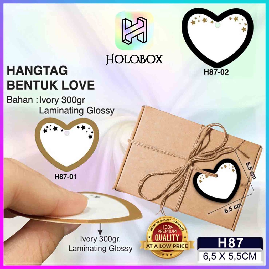 

Hangtag|Hangtag murah|Hangtag Ivory|Hangtag Love|H87