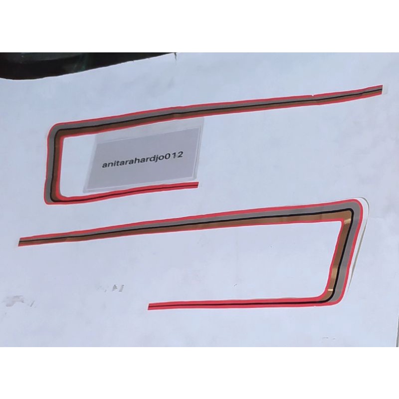 Striping Kempolan Saja Honda GL MAX