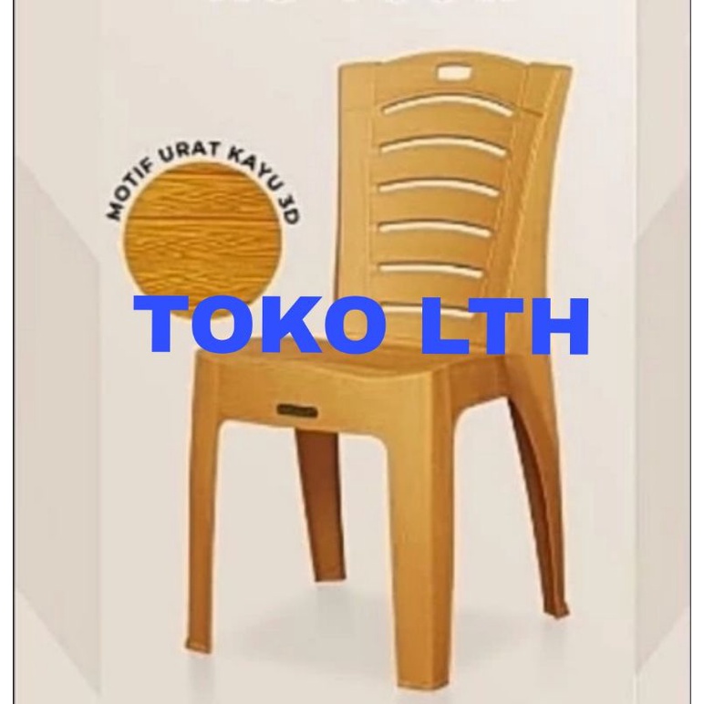 KURSI SENDER PLASTIK NAPOLLY KS 730 R BANGKU TERAS TAMAN SULTAN