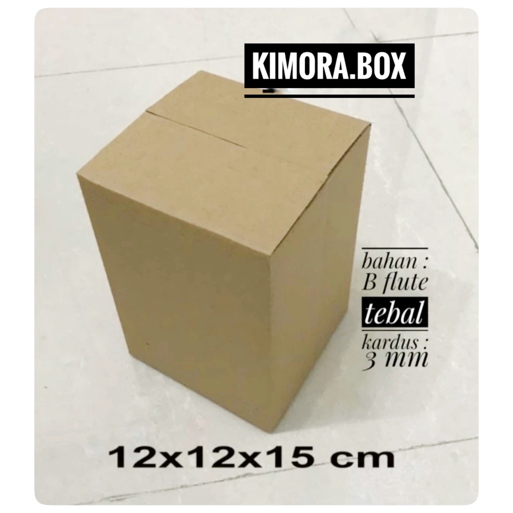 

Kardus karton uk. 12x12x15 cm Kotak Box ST untuk packing Souvenir