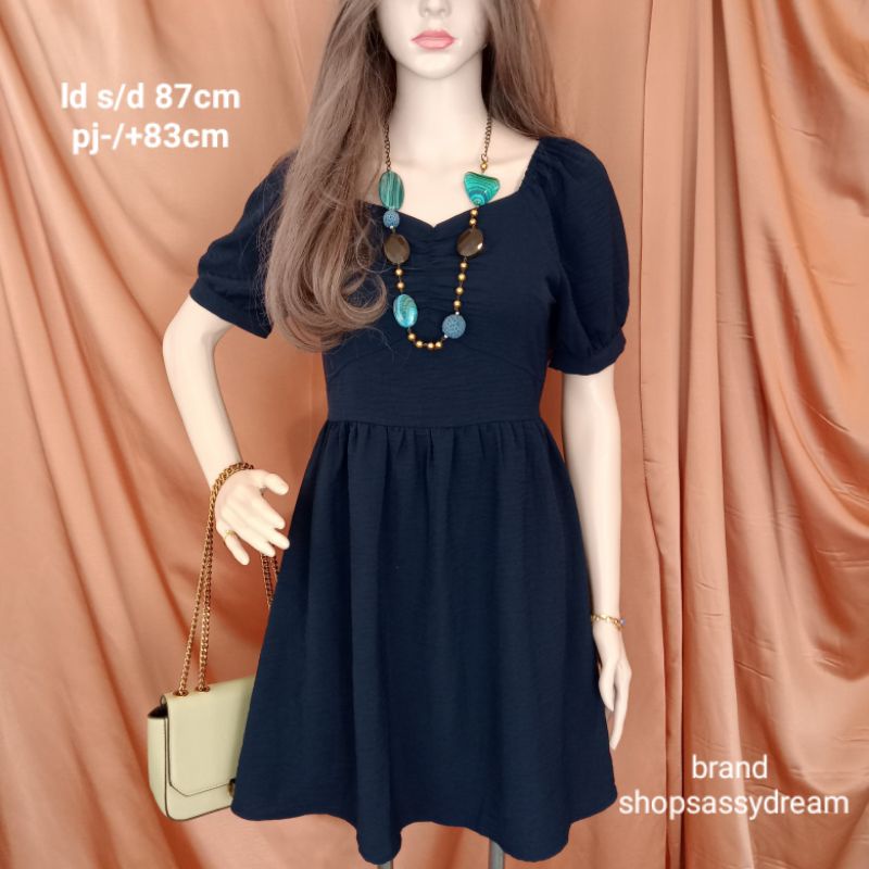 dress wanita baju cewek perempuan Korean style