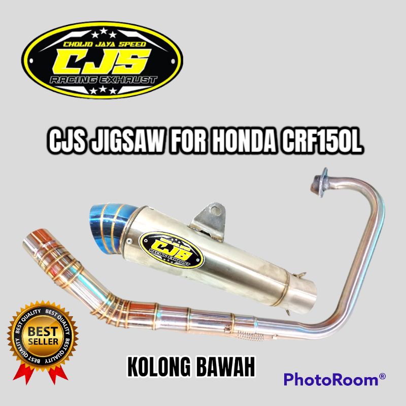 KNALPOT CRF KOLONG BAWAH CJS RACING EXHAUST ORIGINAL