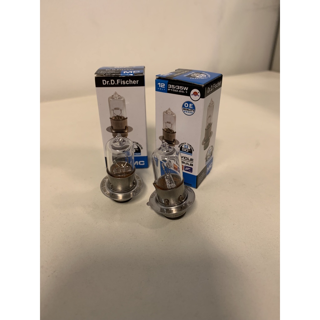 Bohlam Lampu Motor Halogen Dr.D.Fischer UV Filter 18W/25W/35W