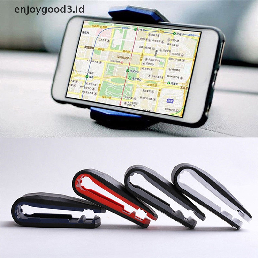 [Rready Stock] Stand Holder Klip Buaya Handphone Dashboard Mobil Anti-Slip Acces Telepon (ID)