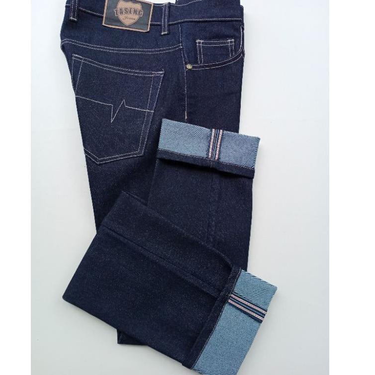 "SUL.06Ja23ᴬ" Blu indigo 07 14 oz selvdege shellsticht stretch