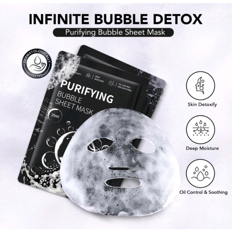 ☘️Yuri Kosmetik☘️ YOU Purifying Bubble Sheet Mask