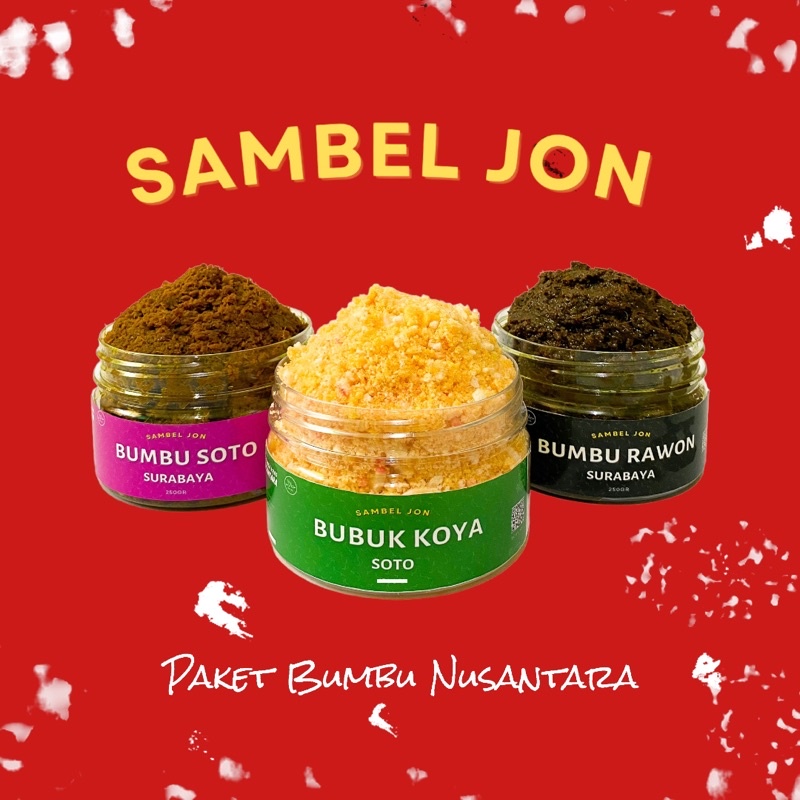 

Paket Bumbu Nusantara (Bumbu Soto Surabaya, Bumbu Rawon Surabaya, Bubuk Koya Soto)