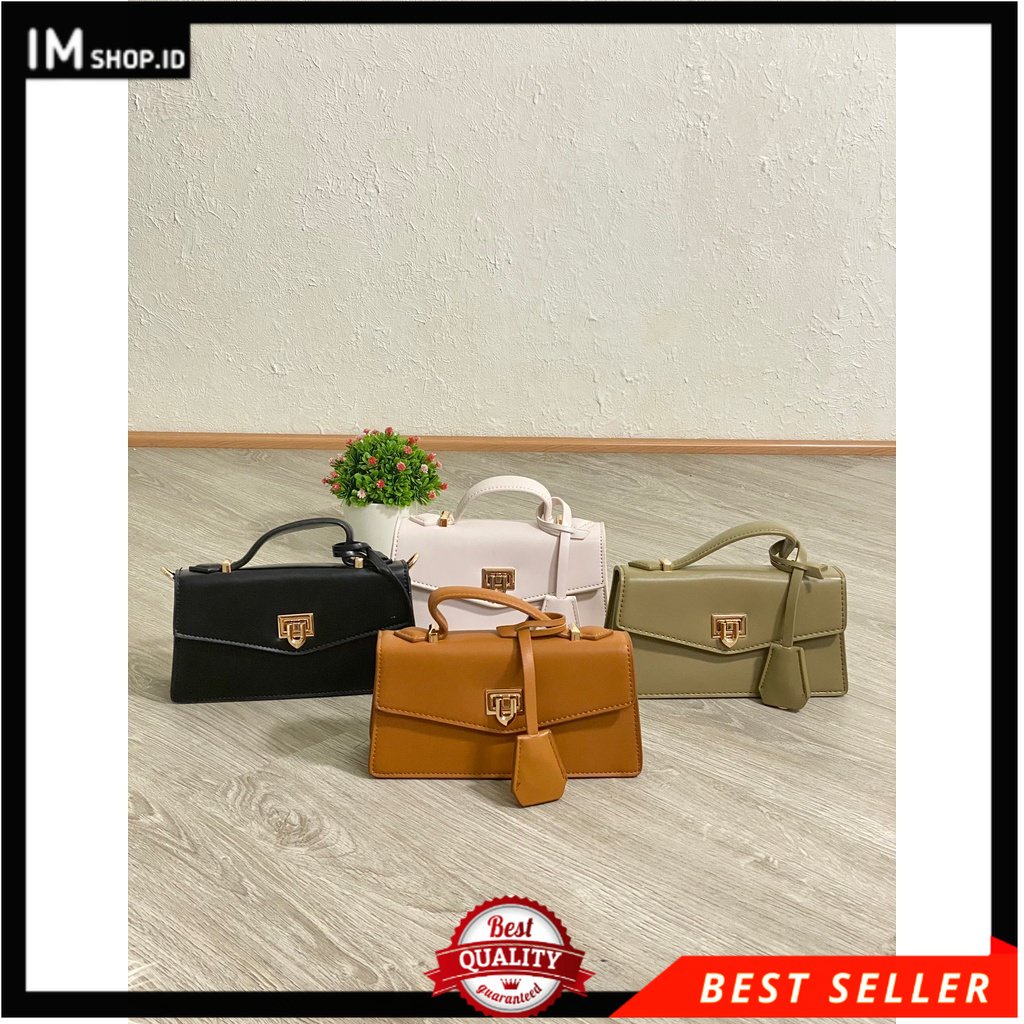 TAS BAG WANITA CK644 TOP HANDLE TRAPEZE BAG  PREMIUM IMPORT