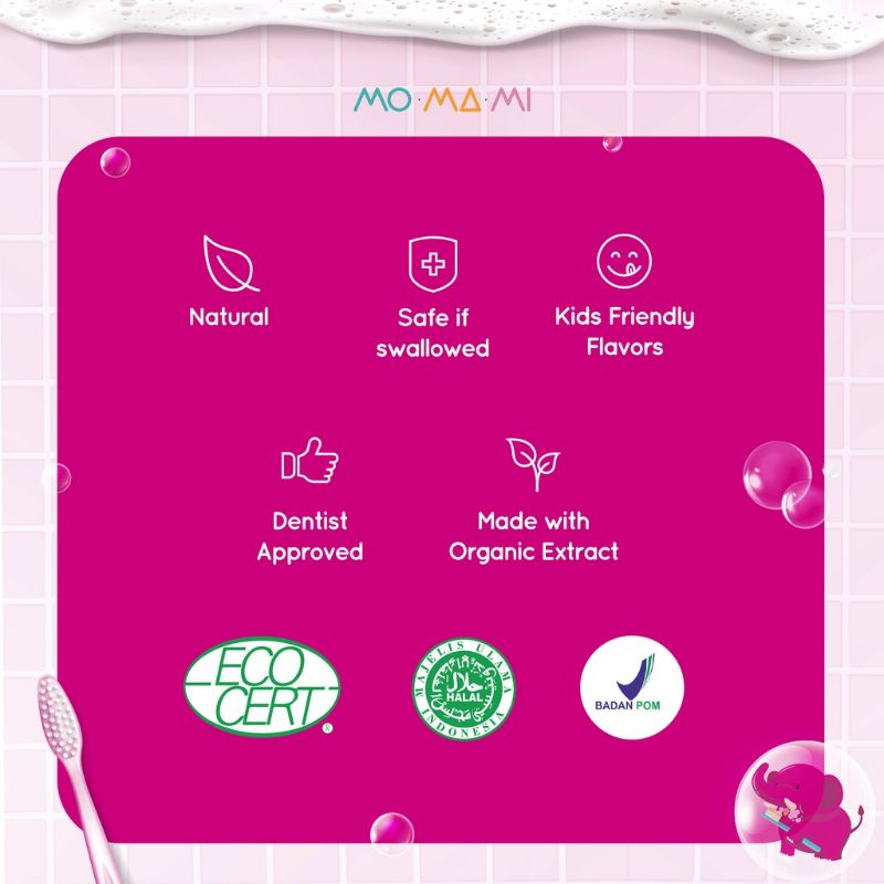 Momami Sparkly Tooth Spray 20ml | Spray Perawatan Gigi Anak