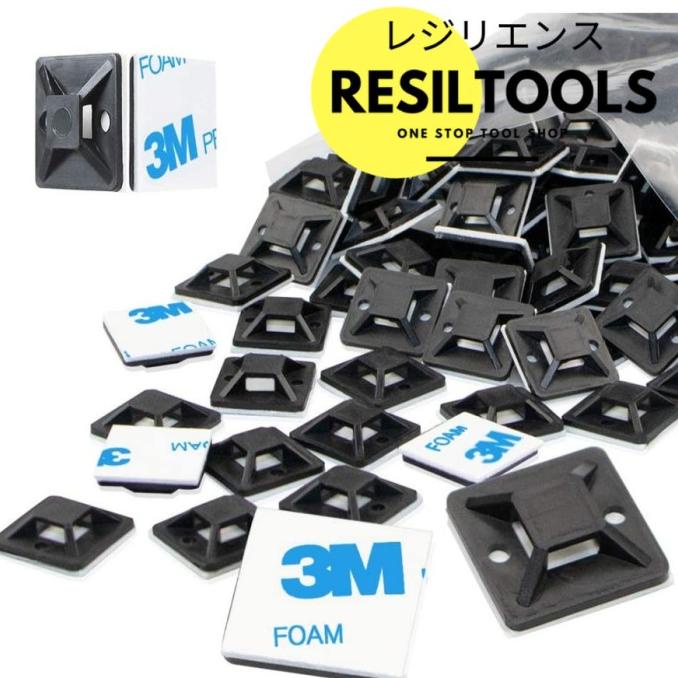 

Mounting Cable Ties 40 x 40 Hitam Gantungan Kabel Tis Cantelan 10 buah citrab44 Ayo Beli