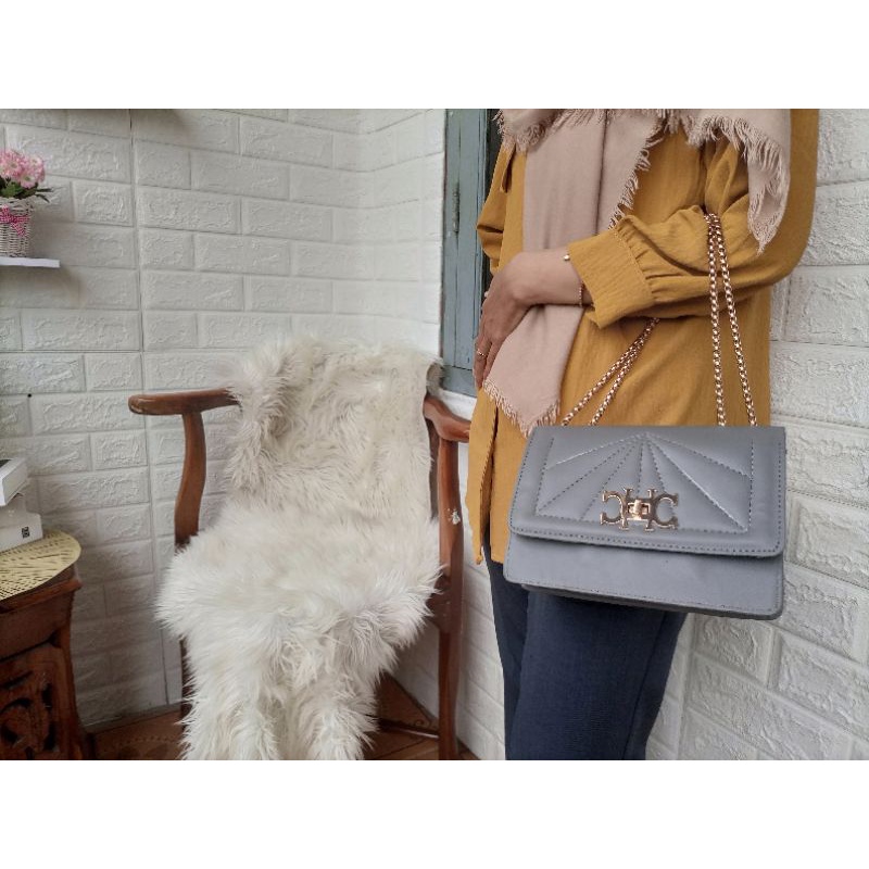 RIZKY BAG COLLECTION - TAS  WANITA MURAH MOTIF (CHC)