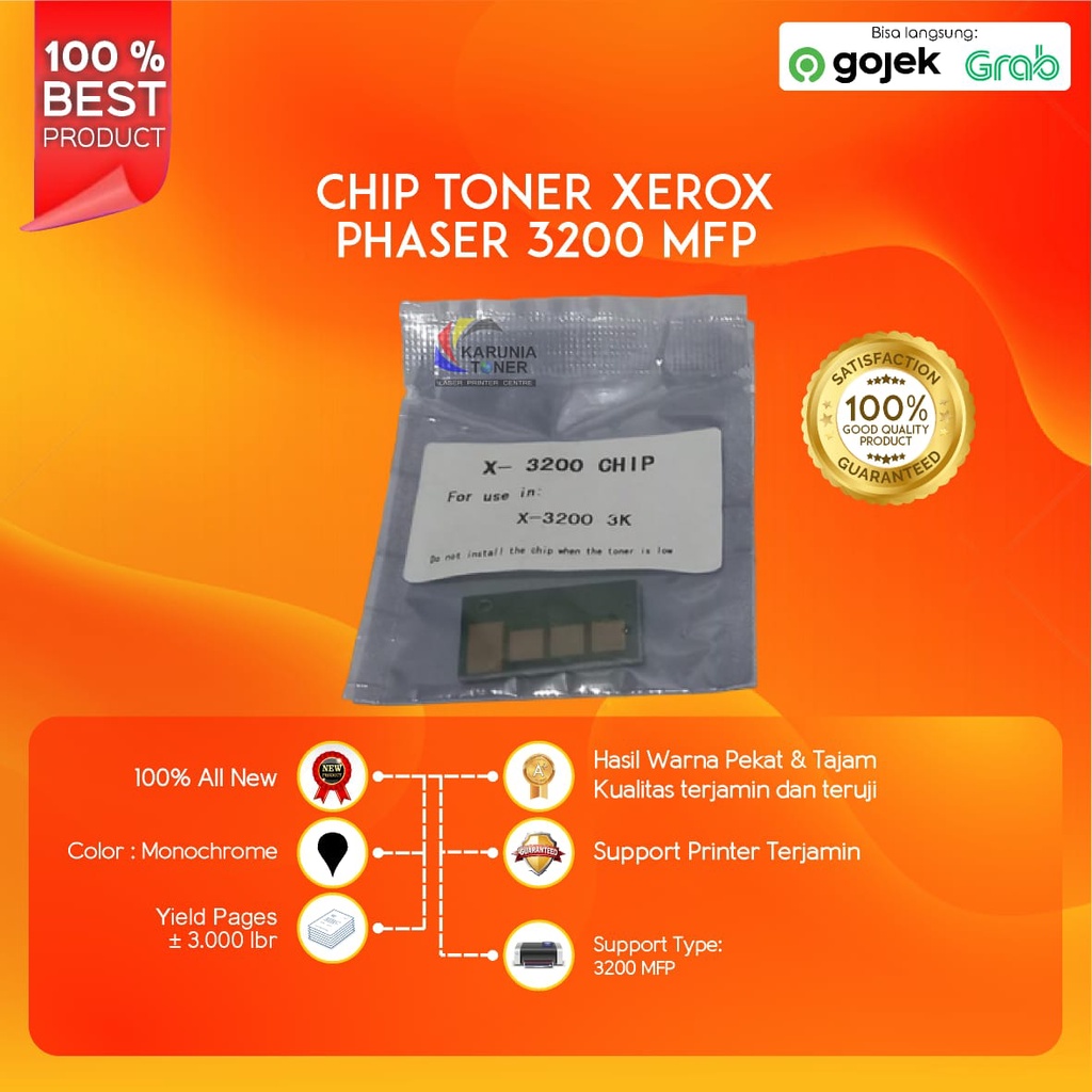 CHIP TONER XEROX PHASER 3200 MFP 3K