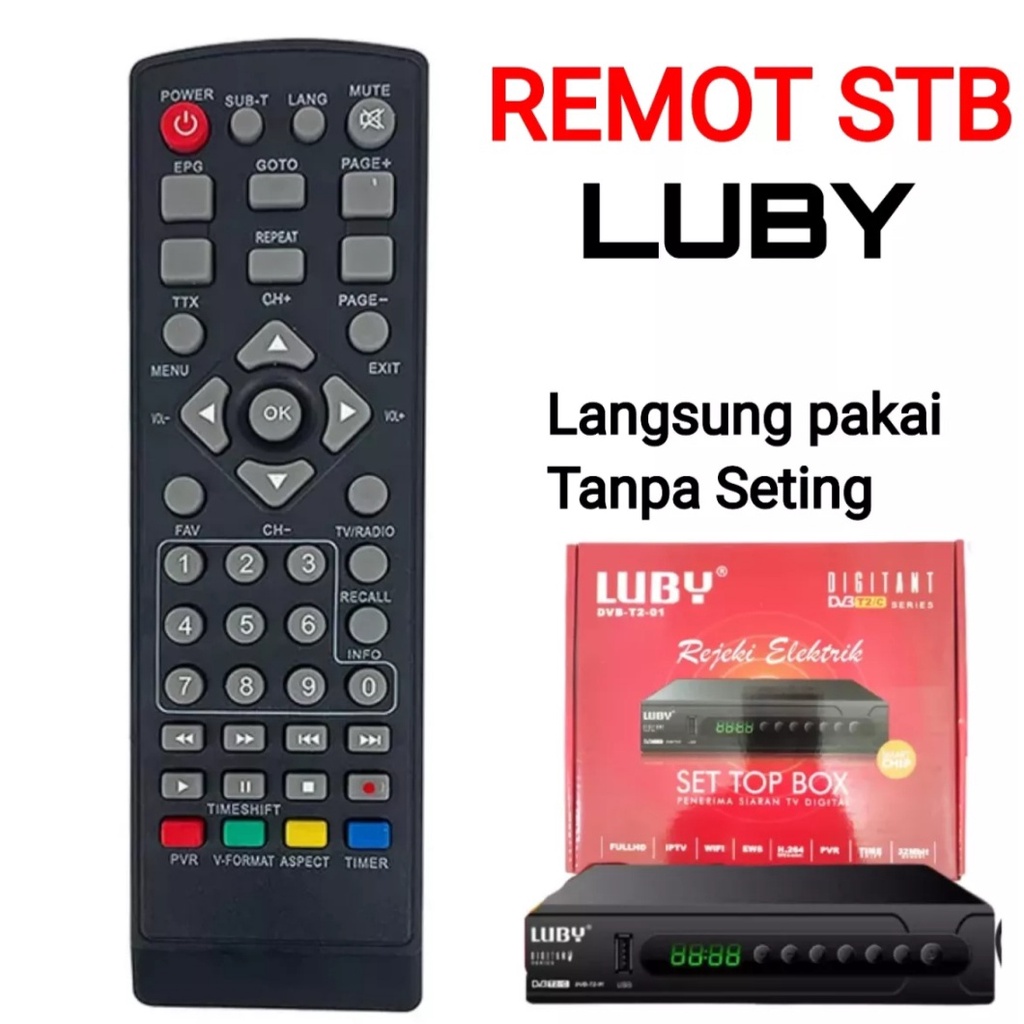 Remot multi untuk STB LUBY