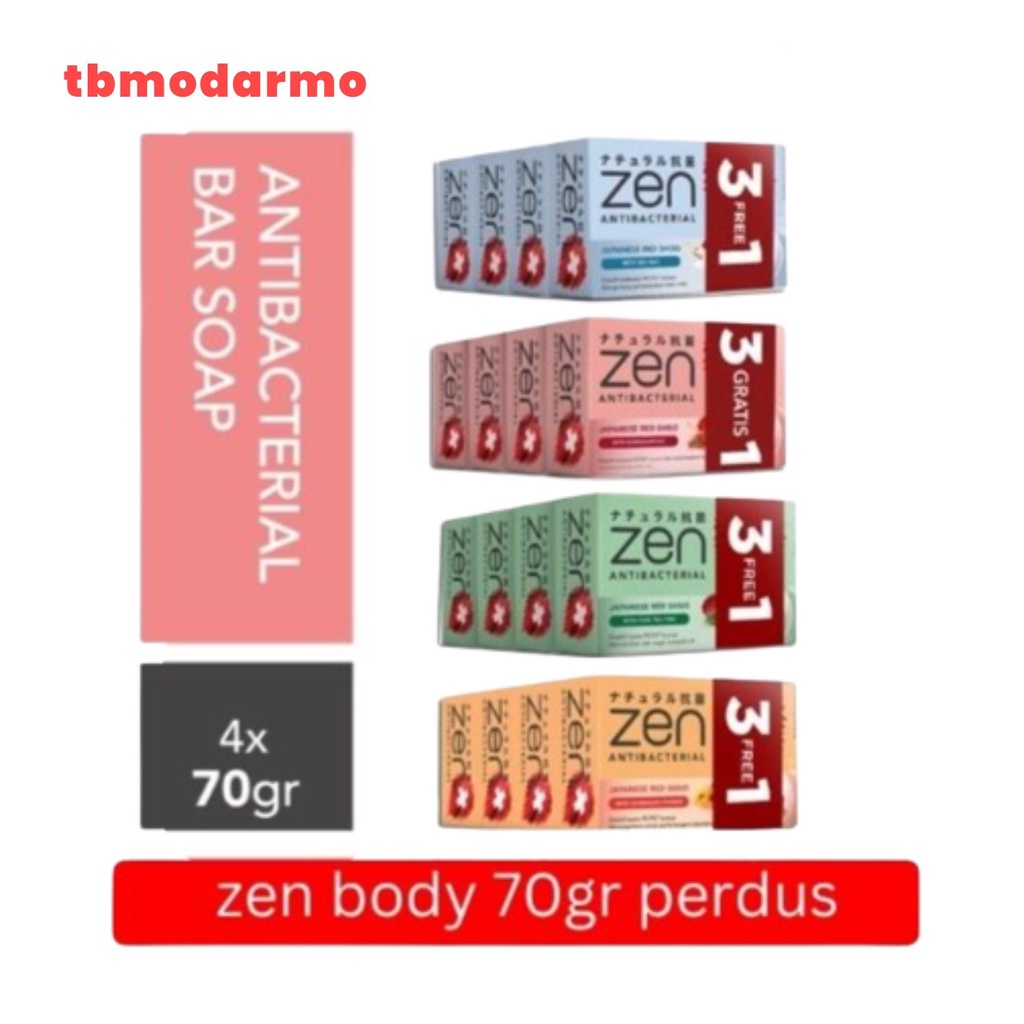 Sabun Batang Zen / Zen Bar Soap Per Dus Isi 18 Banded