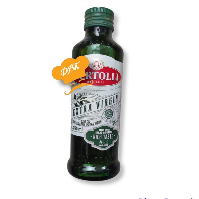 

Bertolli extra virgin olive oil 250ml Minum minyak zaitun