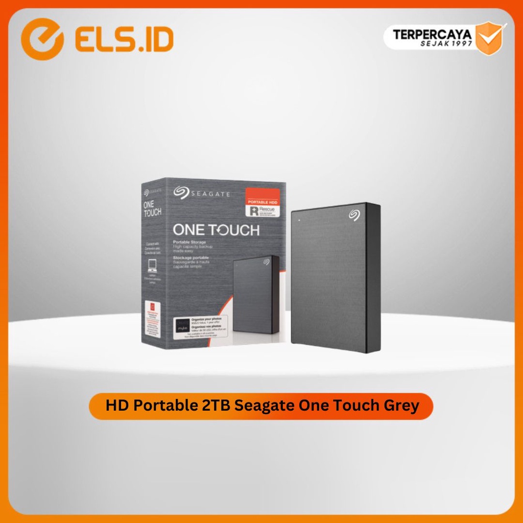 HD Portable 2TB Seagate One Touch Grey