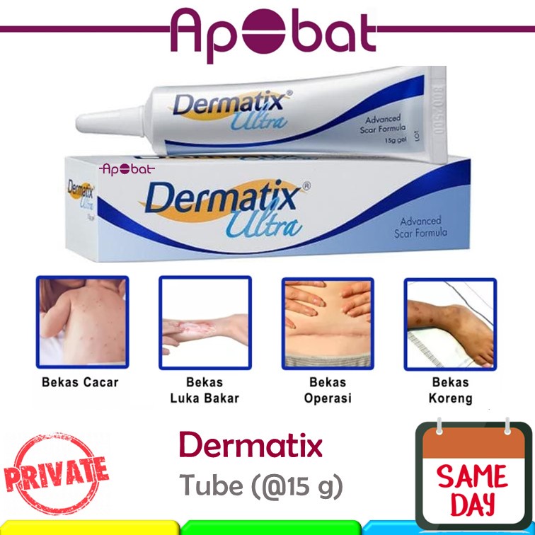 - ApObat - ASLI BPOM Dermatix 15 Gram Ultra Gel Salep Penghilang Bekas Luka Dermatik