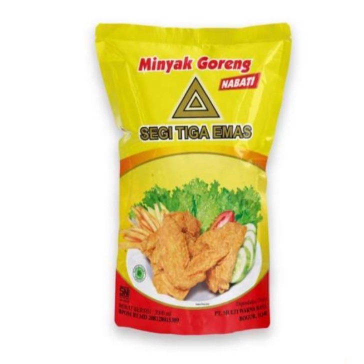 

MINYAK GORENG SEGITIGA EMAS 1 liter