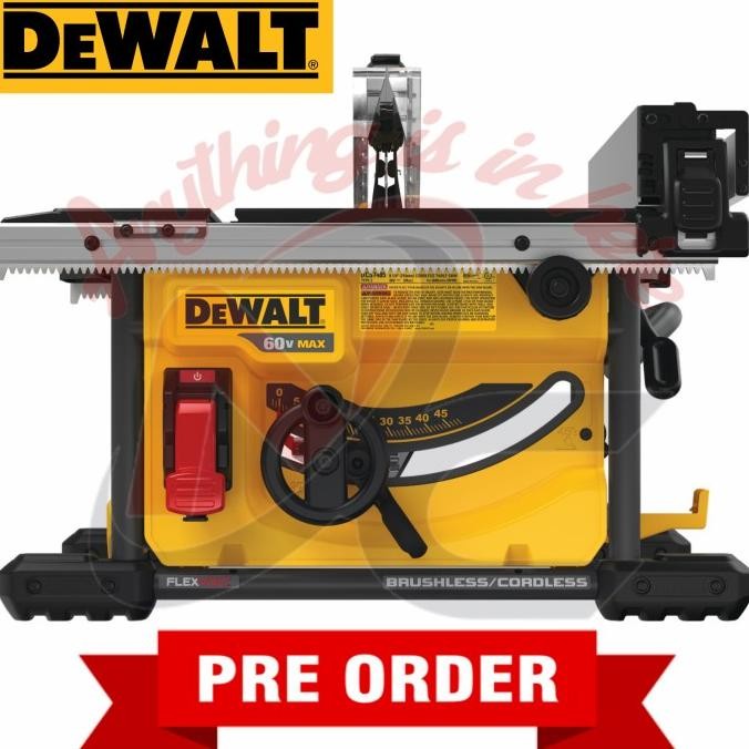 Mesin Dewalt Dcs7485B Cordless Xvolt 60V Max Table Saw (Tool Only)