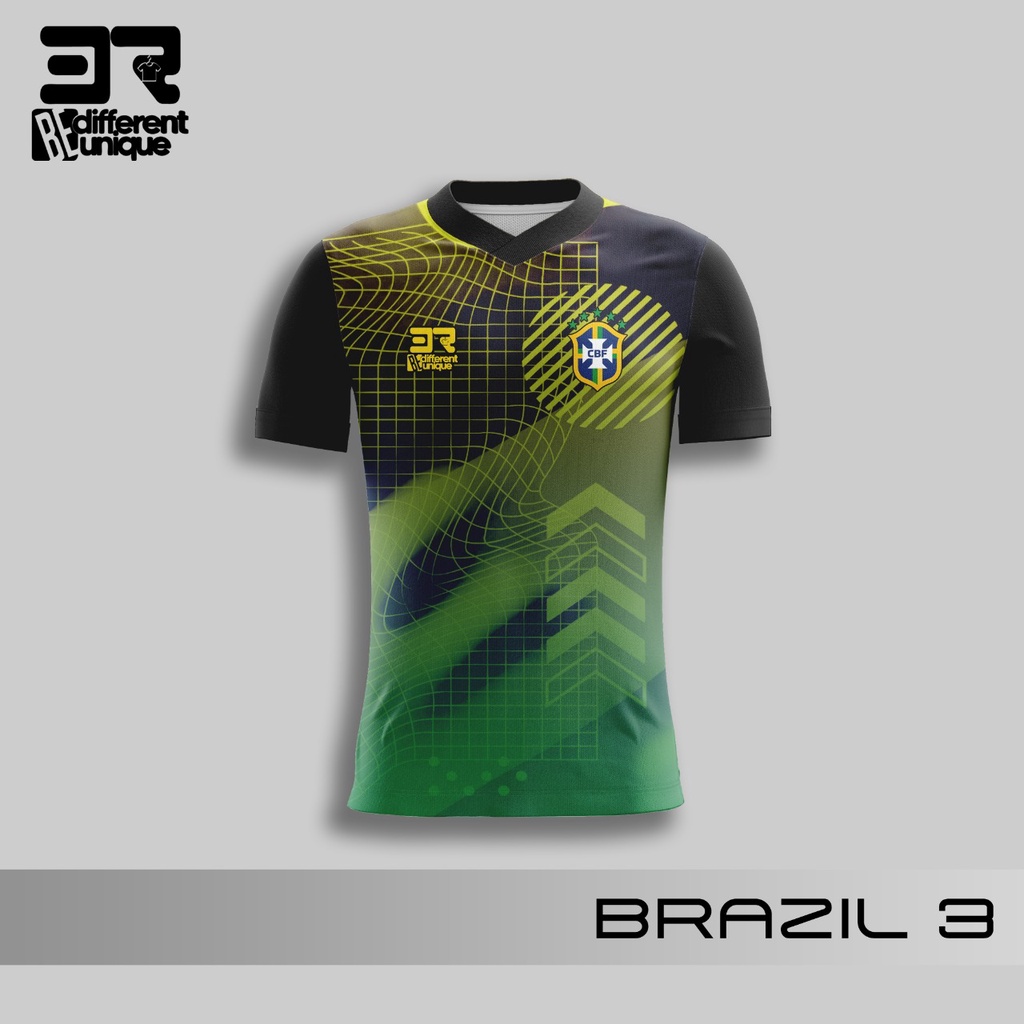 KAOS JERSEY SEPAK BOLA DUNIA BRAZIL 3 -  / JERSEY BOLA / JERSEY SEPAK BOLA / KAOS BOLA  / JERSEY ANA
