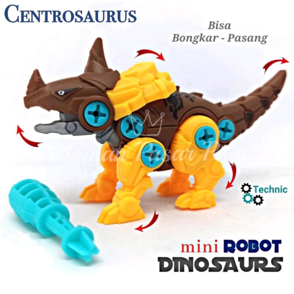 MAINAN DINOSAURUS + OBENG