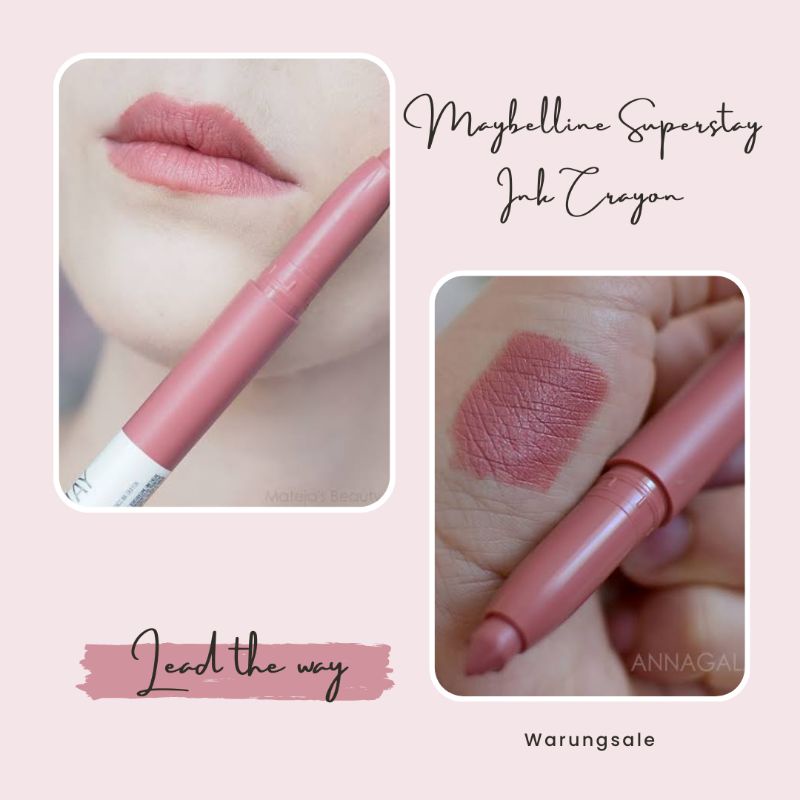 Jual Maybelline Superstay Matte Ink Crayon Shade 15 Lead The Way dupe Charlotte Tilburry Pillow