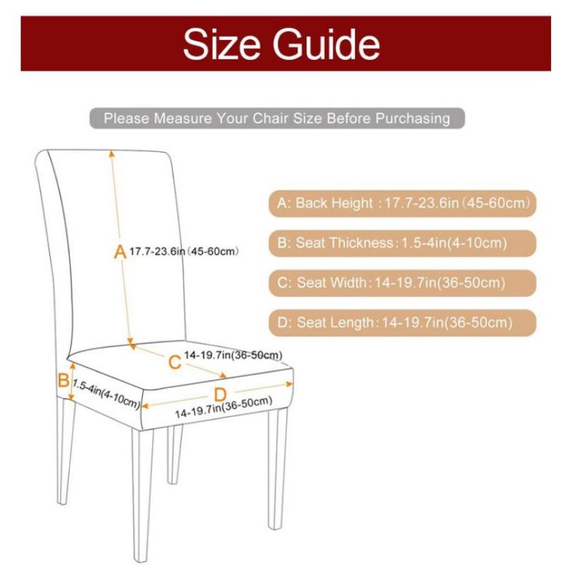 SEETM69 Motif 1 - 50 Cover Kursi Makan Sarung Kursi Makan Elastis Stretch Ukuran Lebih Besar  Kwalitas Terbaik [Original] SARUNG KURSI MAKAN COVER SARUNG KURSI BANGKU MAKAN STRECTH ELASTIS  SET - FURNITURE Cover kursi makan sarung kursi makan tamu