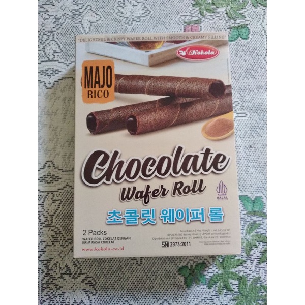 

wafer Roll coklat dan vanila