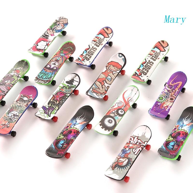 Mary Untuk Skateboard Ujung Jari Kreatif-Koordinasi Tangan Desktop Dekompresi Mainan Ujung Jari Skateboard Warung Hadiah Skati