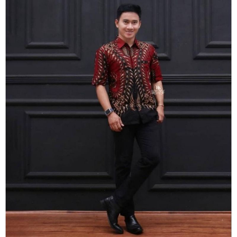 BAJU KEMEJA BATIK PENDEK PANJANG PREMIUM KATUN PREMIUM MOTIF TERBARU KEKINIAN BRAND BANDUNG M L XL XXL