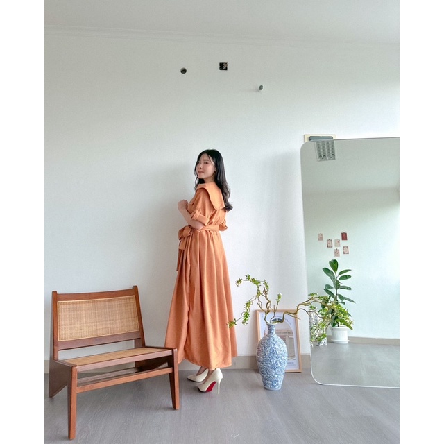 KANON - Aomi Dress - Dress imlek sailor kemeja maxi hijab friendly