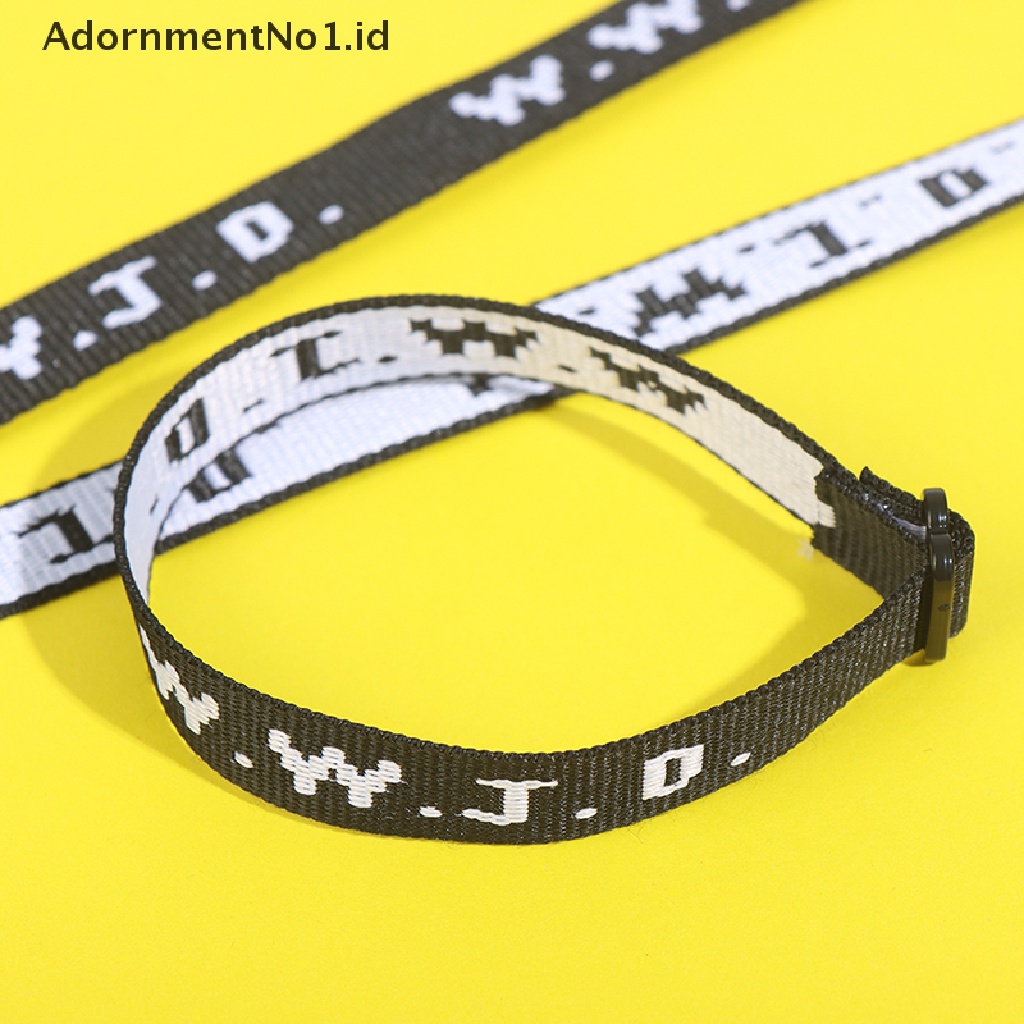 [AdornmentNo1] 4pcs Gelang WWJD Gelang Religi What Would Jesus Do Gelang Alkitab [ID]