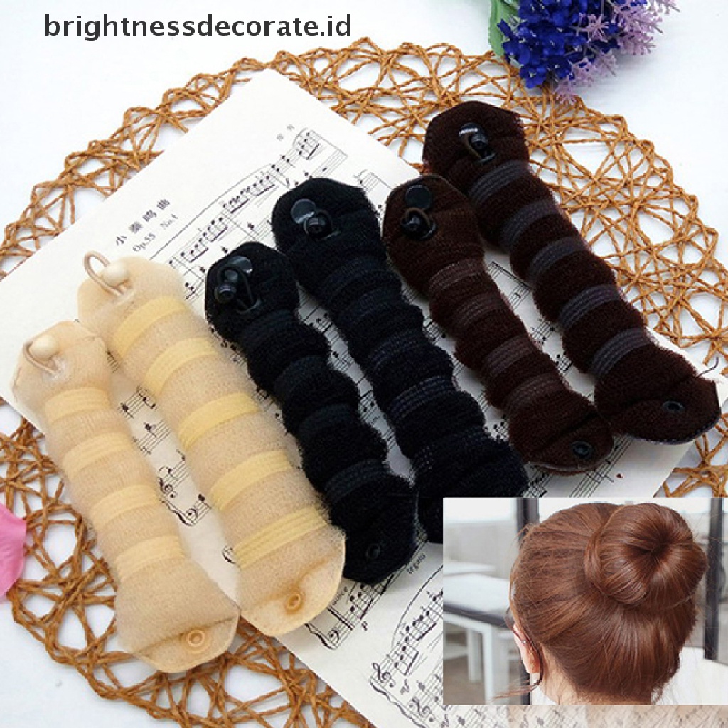 [Birth] Alat Penata Rambut Spon Donat Sanggul Maker Magic Mantan Ring Shaper Styler [ID]