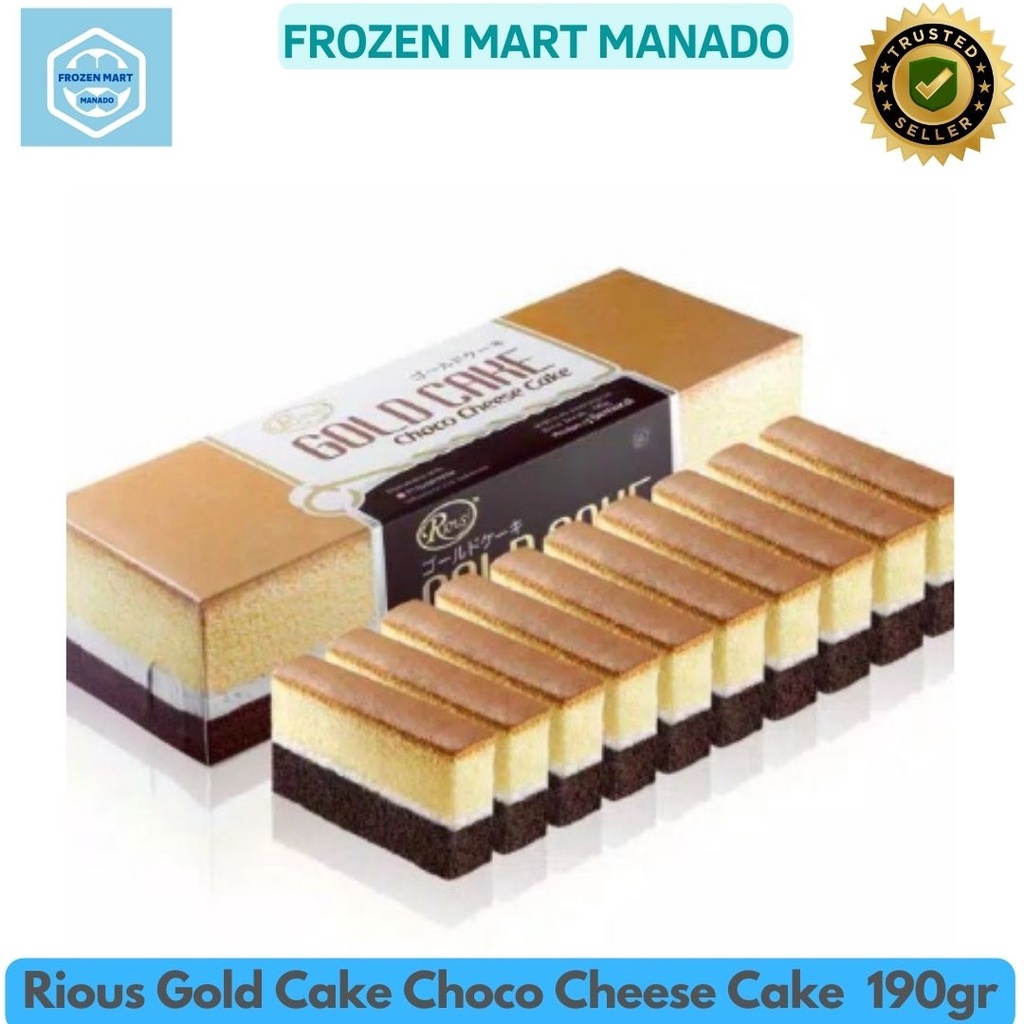 

Rious Gold Cake Choco Cheese Cake 190gr - Frozen Mart Manado (Frozen Food Manado)