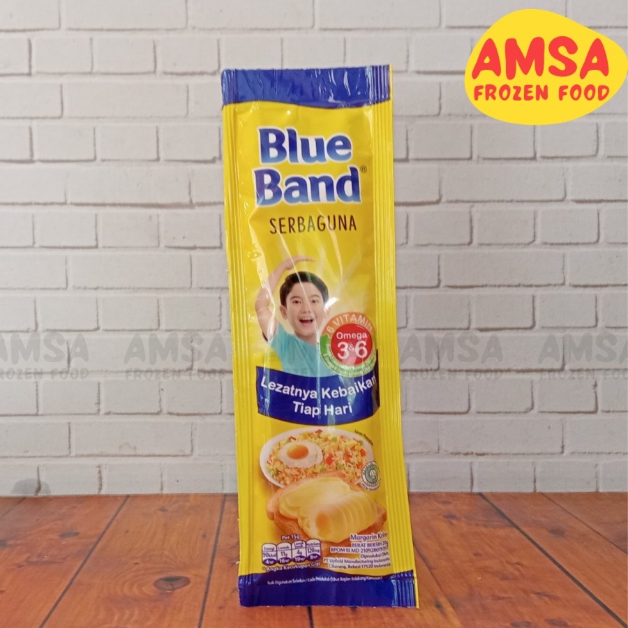 

BLUE BAND Margarin Serbaguna / blueband Mentega Serbaguna 20 gr Sachet Premium / Margarine Krim Omega 3 Omega 6